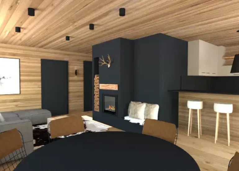 Projet Silent Wood : un chalet Vosgien rénové