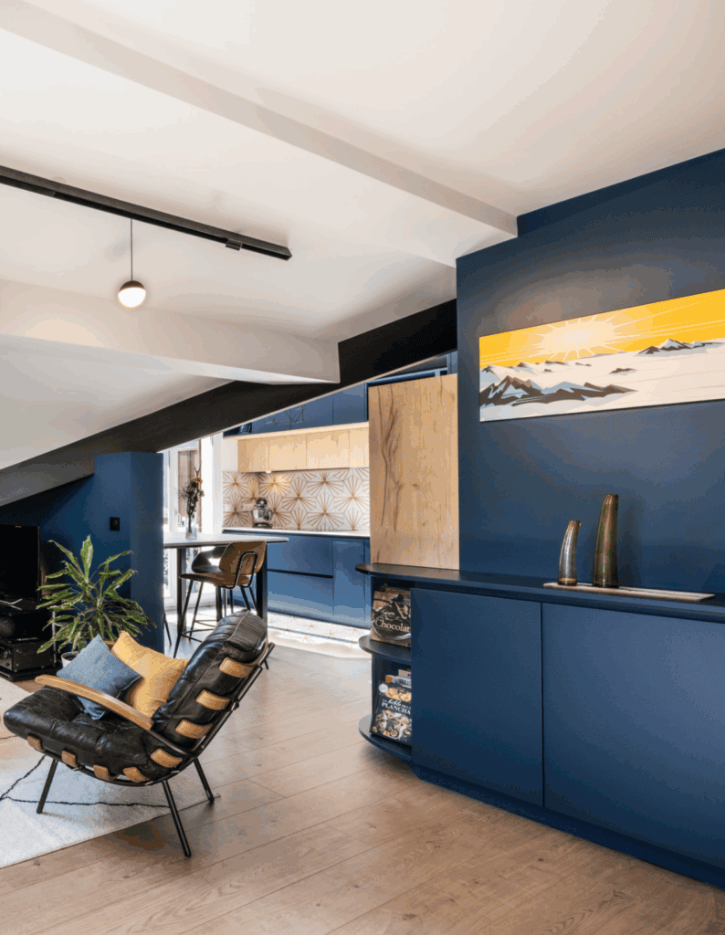 tableau vintage ski