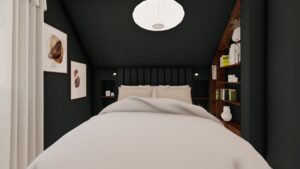 projet AGN aménagement chambre sous comble