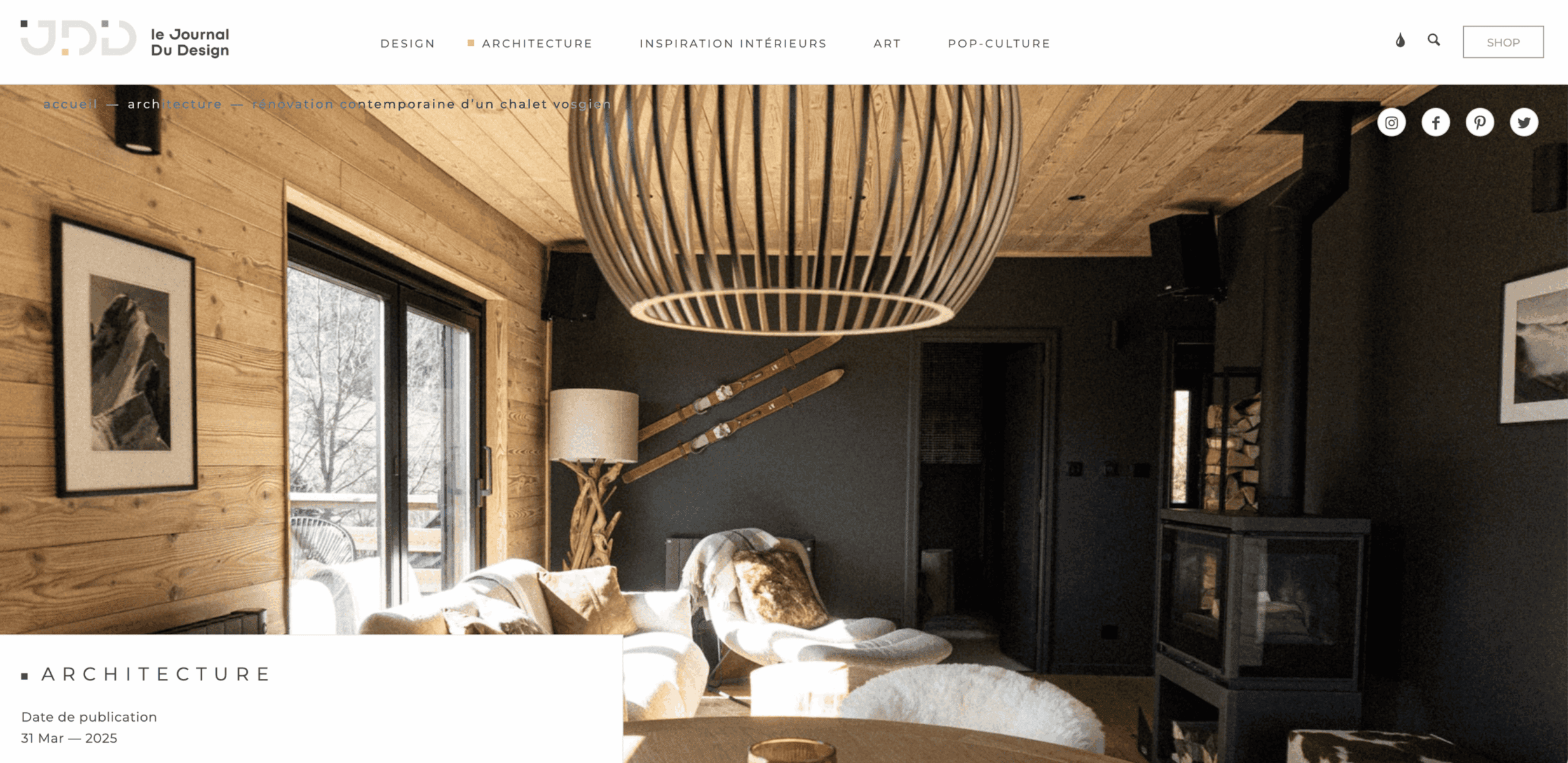Le journal du design parle d'Ynspir