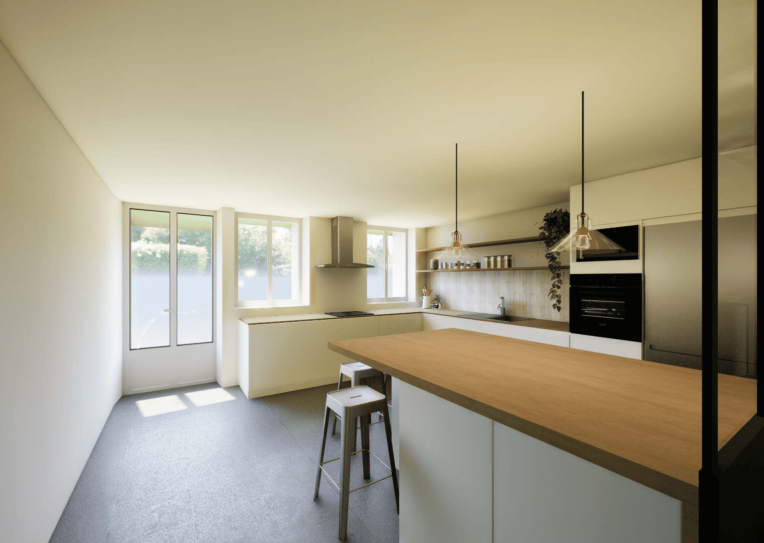 Cuisine blanche et bois : un design intemporel
