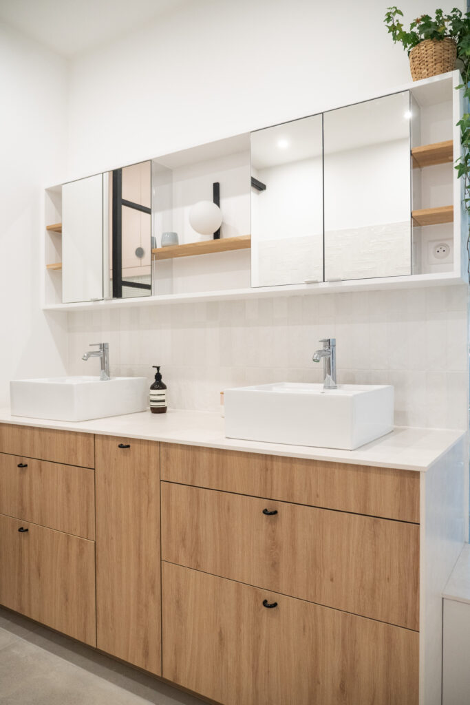 Rénovation complète d'un duplex Lillois de 200 m2 salle de bain