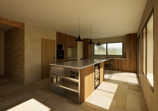 Rénovation du séjour d’une propriété équestre