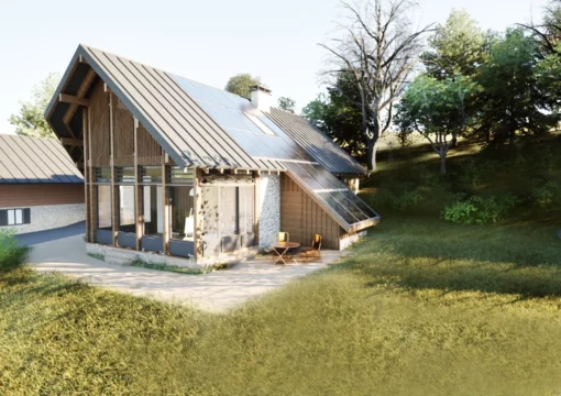 Extension et transformation d’une maison de montagne en Isère