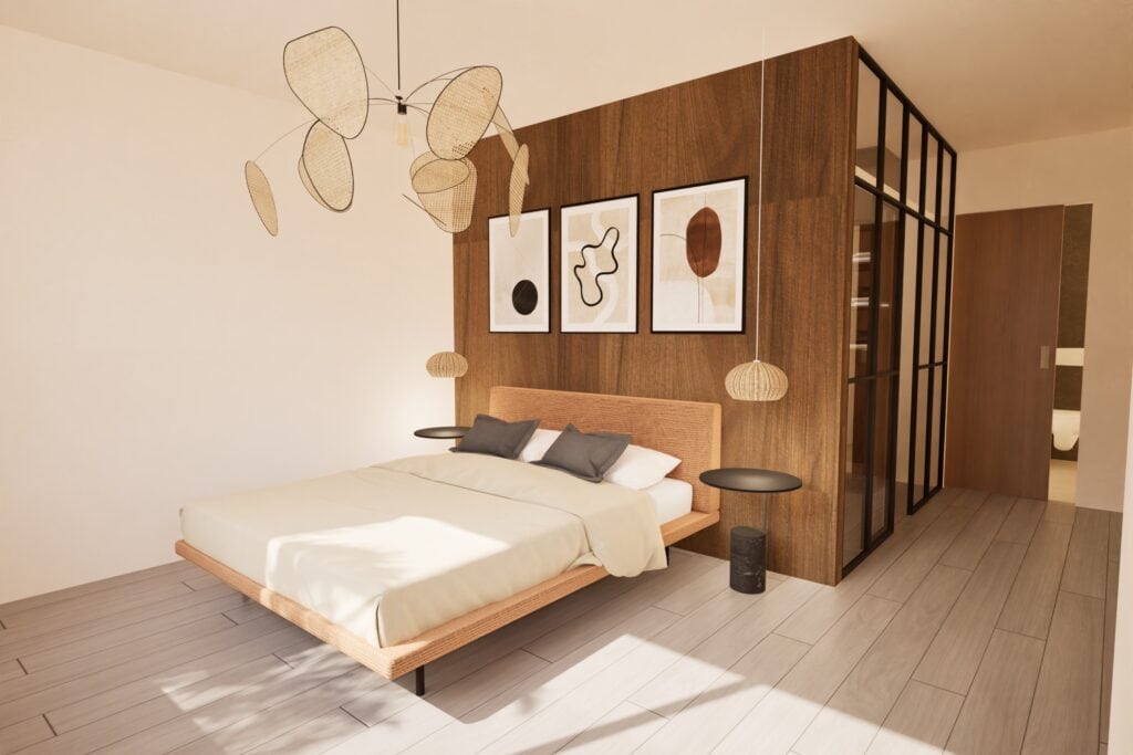 cloison sur mesure en bois mobilier