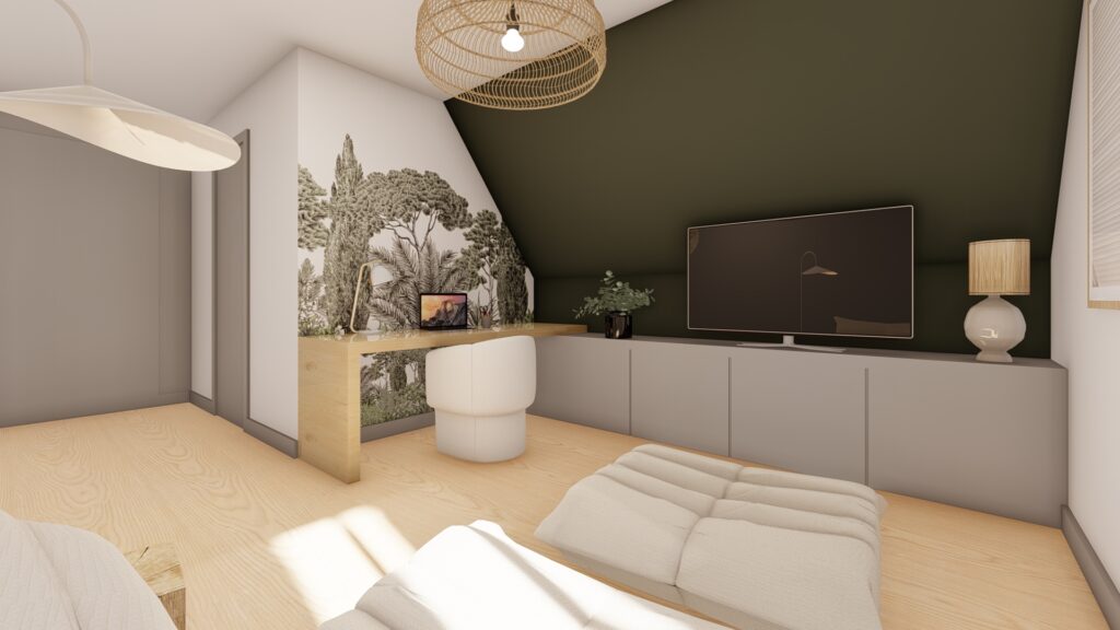 meuble sur mesure sous pente