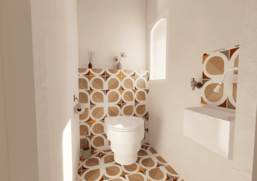 Projet Dame-Jeannes : un intérieur au style années 70