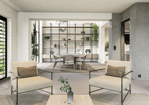 Extension avec cuisine haut de gamme à Mulhouse