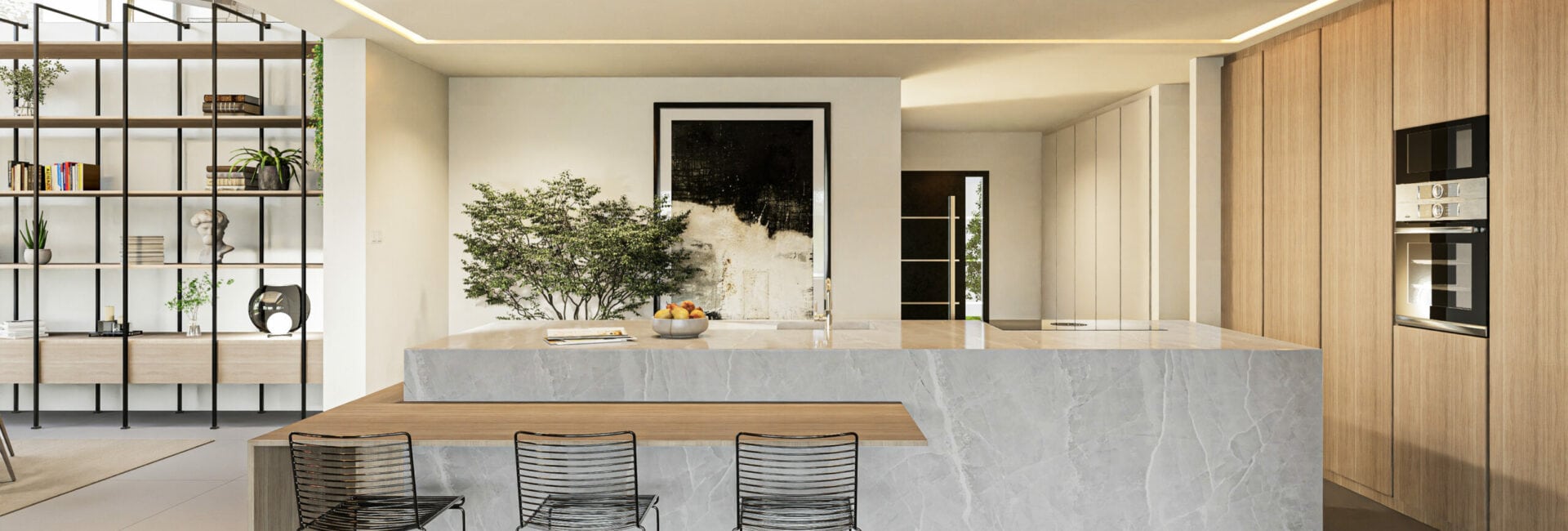 Extension avec cuisine haut de gamme à Mulhouse