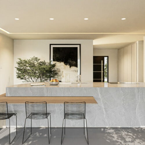 Extension avec cuisine haut de gamme à Mulhouse