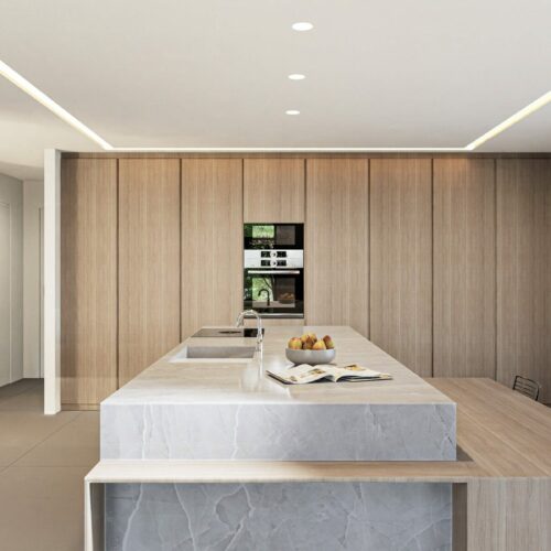Extension avec cuisine haut de gamme à Mulhouse