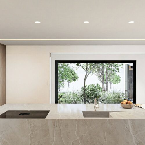 Extension avec cuisine haut de gamme à Mulhouse