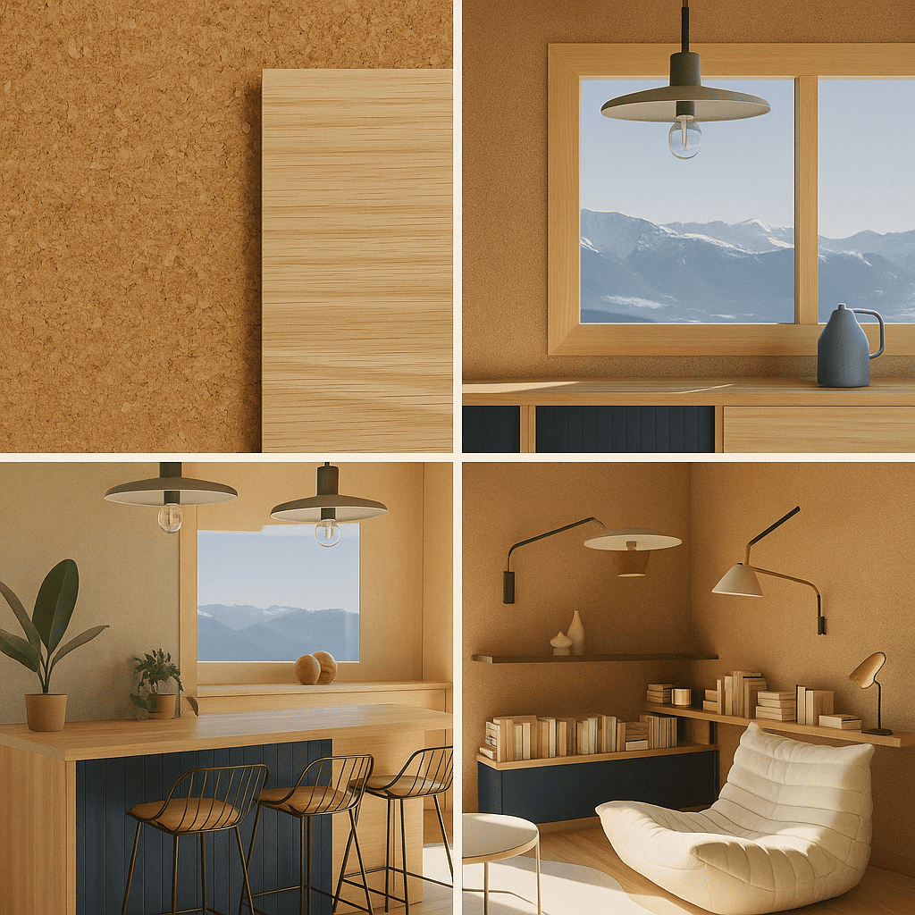 moodboard appartement de montagne