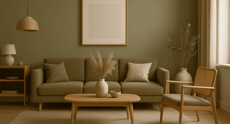 Khaki : le naturel pour votre intérieur