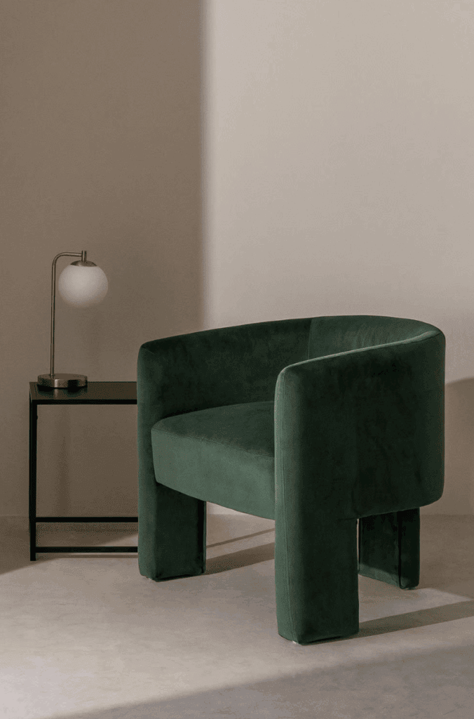 fauteuil vert jungle