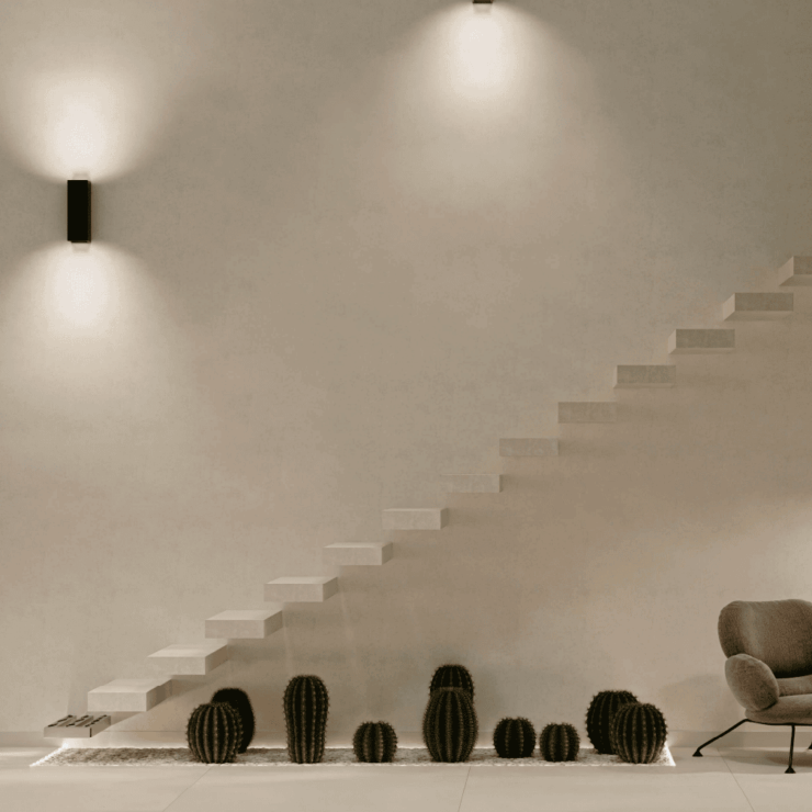 Escalier suspendu : une solution design et minimaliste
