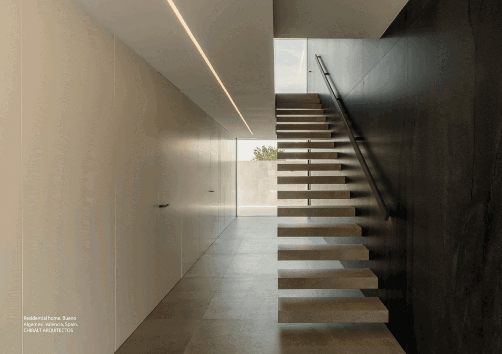 escalier suspendu