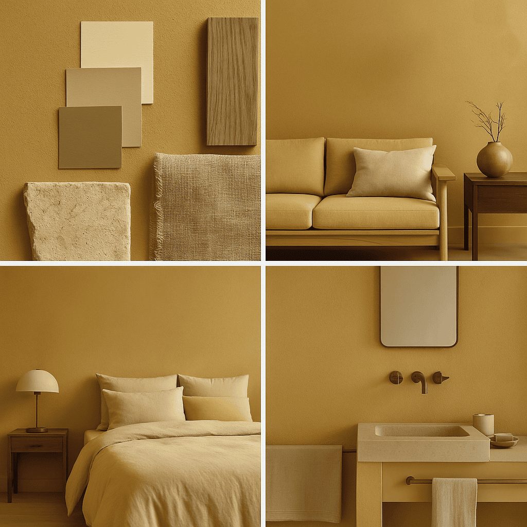moodboard ocre
