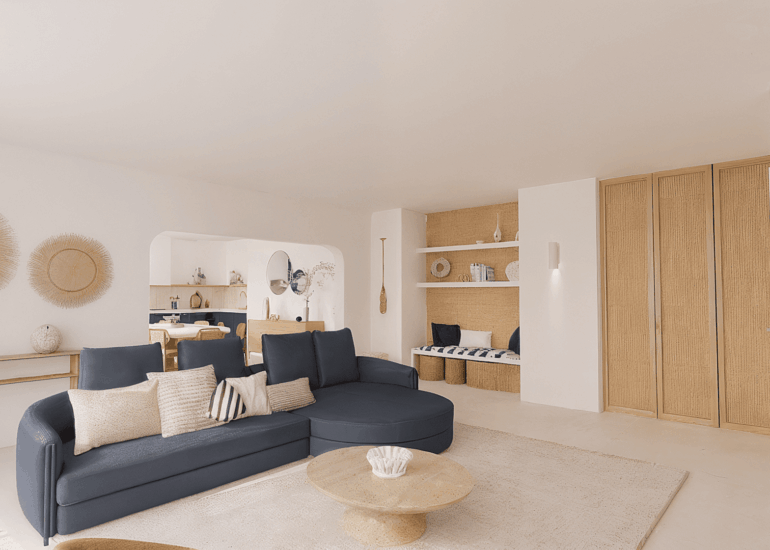 Aménagement d’un appartement en VEFA esprit bord de mer