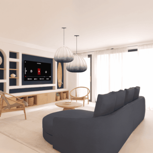 Aménagement d’un appartement en VEFA esprit bord de mer