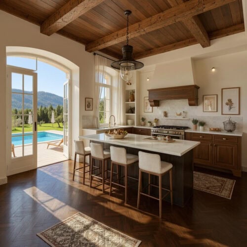 Rénovation sobre et précieuse d’une villa à Vence