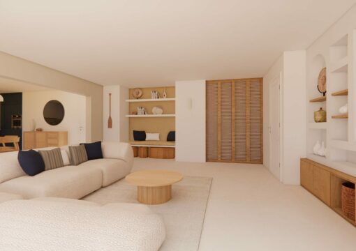 Aménagement d’un appartement en VEFA esprit bord de mer