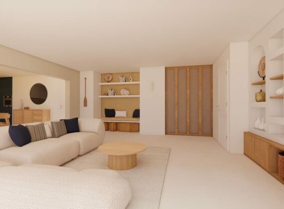Aménagement d’un appartement en VEFA esprit bord de mer