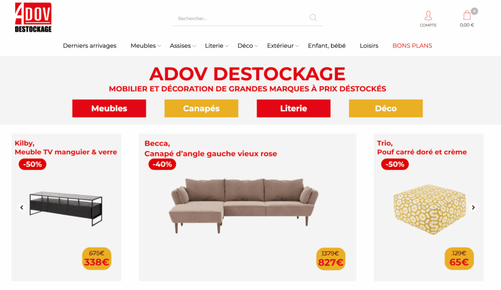 Adov Destockage: la flexibilité et l’innovation
