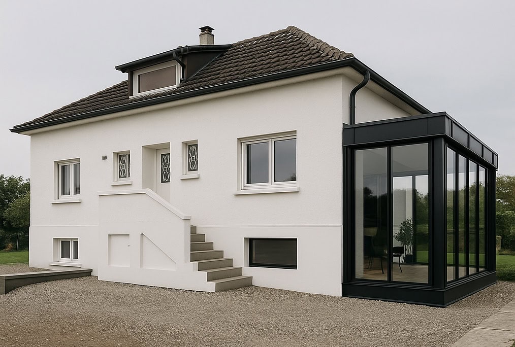 extension d'une maison Plan Favier à lyon