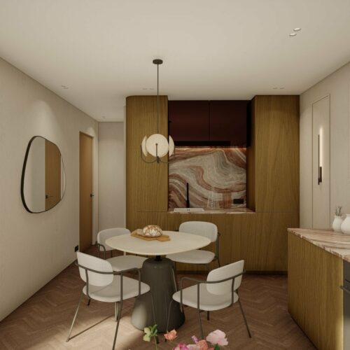 Studio minimaliste aménagé sur mesure à Metz