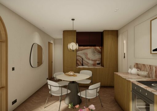 Studio minimaliste aménagé sur mesure à Metz