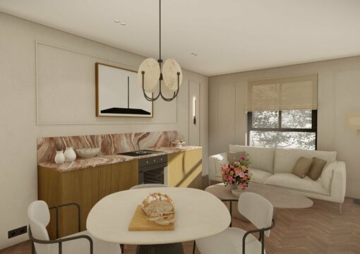 Studio minimaliste aménagé sur mesure à Metz