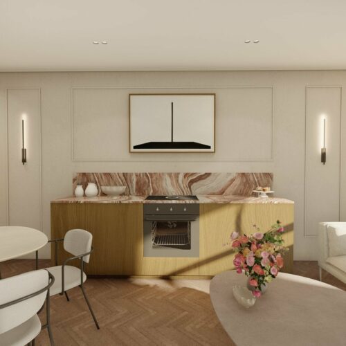 Studio minimaliste aménagé sur mesure à Metz