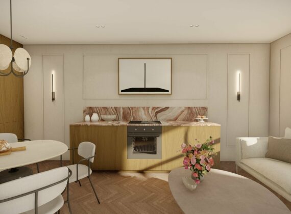Studio minimaliste aménagé sur mesure à Metz