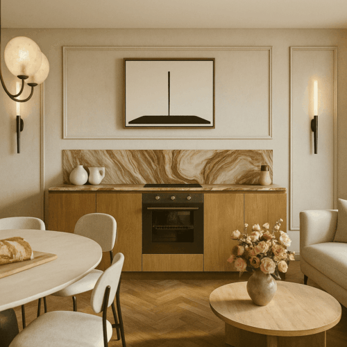 Studio minimaliste aménagé sur mesure à Metz