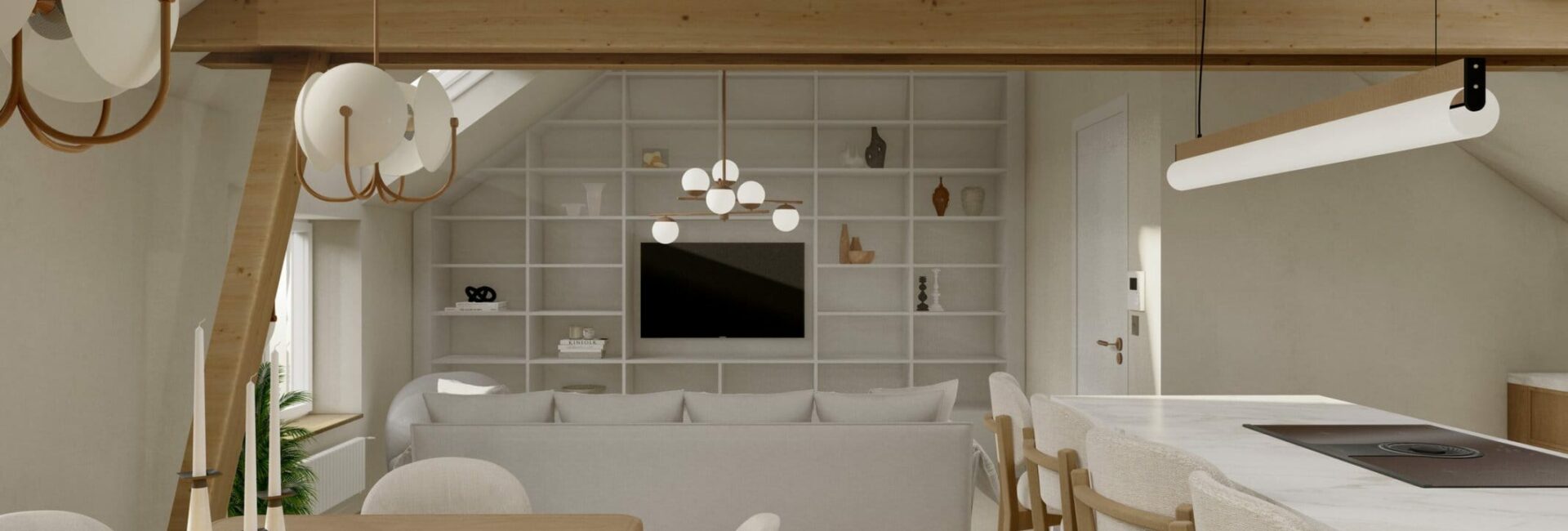 Appartement sous combles de 60m2 au Luxembourg