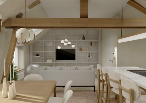 Appartement sous combles de 60m2 au Luxembourg