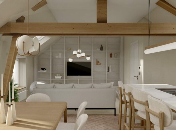 Appartement sous combles de 60m2 au Luxembourg