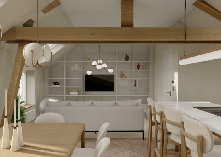 Appartement sous combles de 60m2 au Luxembourg