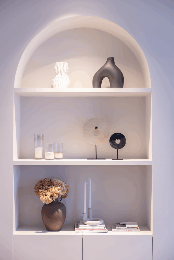 arche en placo blanc cassé
