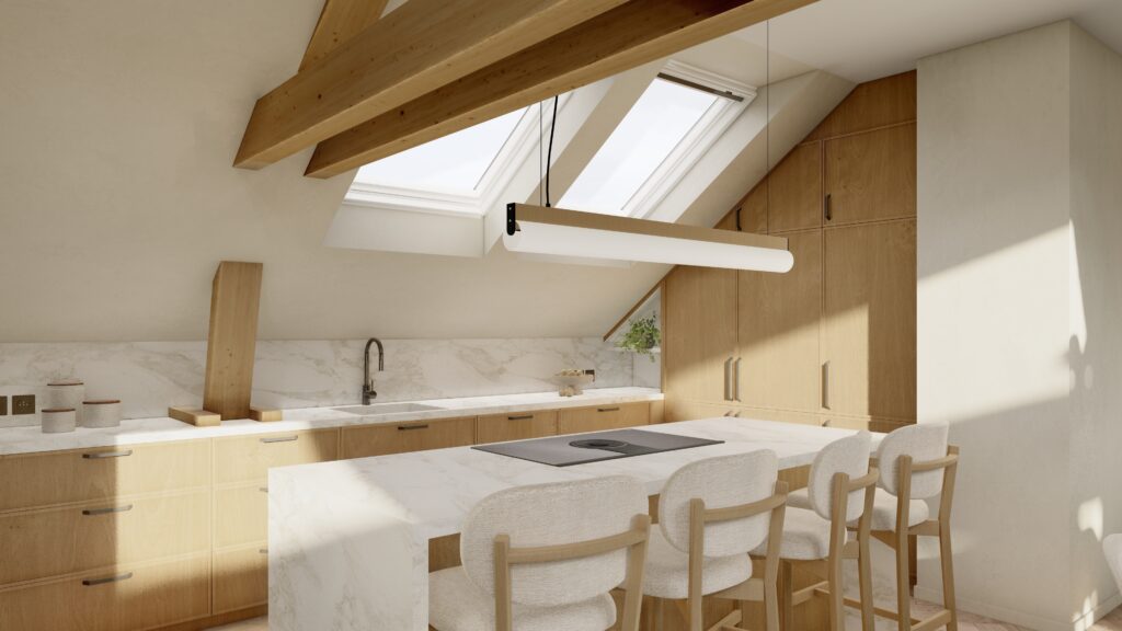 architecte intérieur metz cuisine blanche et bois