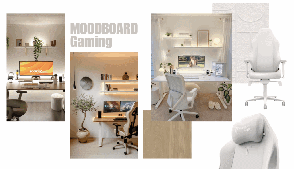 moodboard Chambre de gaming design