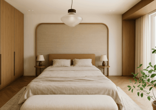 Rénovation d’un appartement de 77m2 à Metz aux lignes courbes & élégante