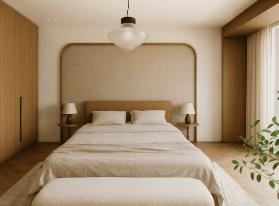 Rénovation d’un appartement de 77m2 à Metz aux lignes courbes & élégante