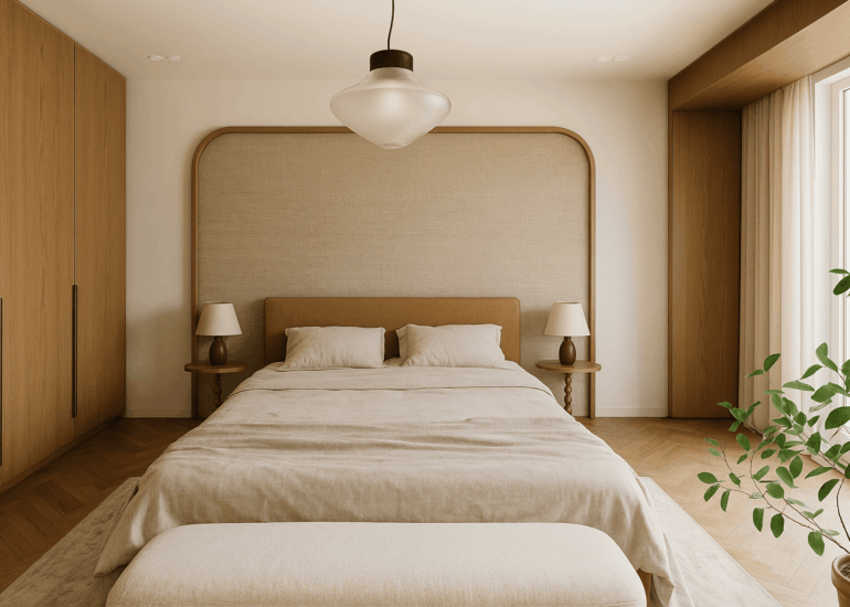 Rénovation d’un appartement de 77m2 à Metz aux lignes courbes & élégante