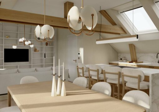 Appartement sous combles de 60m2 au Luxembourg