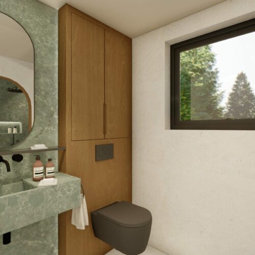 Rénovation d’un appartement de 77m2 à Metz aux lignes courbes & élégante