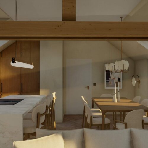 Appartement sous combles de 60m2 au Luxembourg