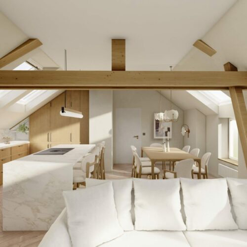 Appartement sous combles de 60m2 au Luxembourg