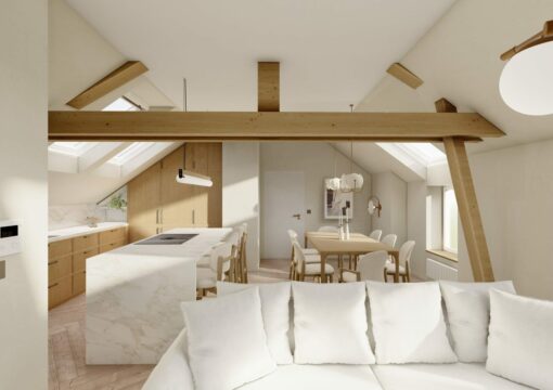 Appartement sous combles de 60m2 au Luxembourg